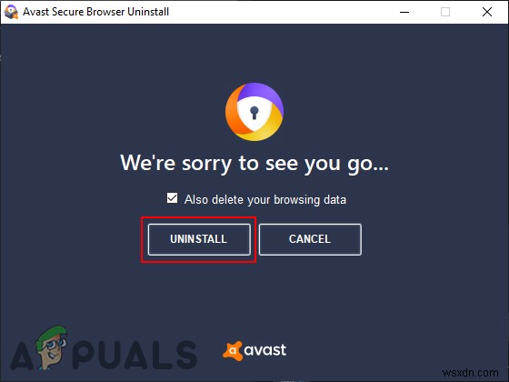 Avast Secure Browser를 제거하는 방법? 