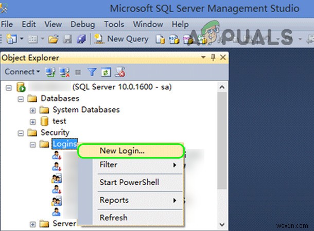 로그인 실패 Microsoft SQL Server 오류를 수정하는 방법:18456 