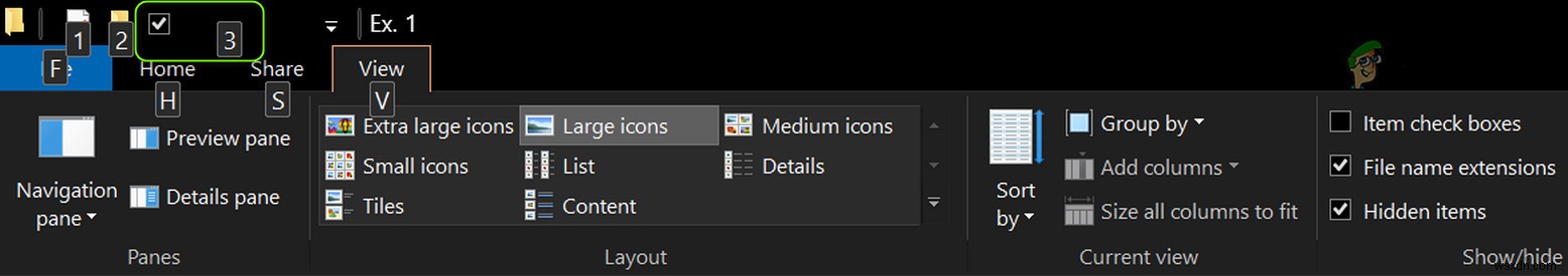 Windows 10에서 숨겨진 파일을 표시하는 방법 