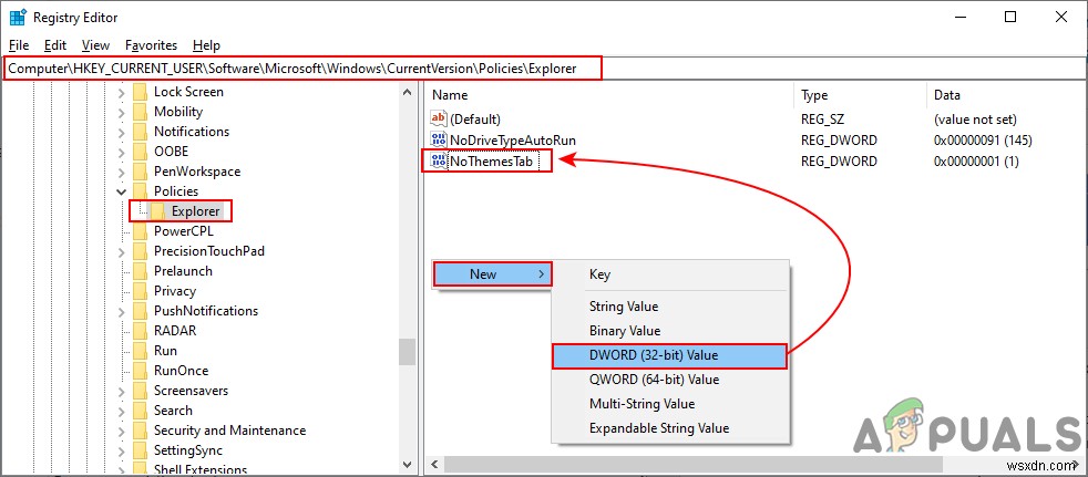 Windows 10에서 사용자가 테마를 변경하지 못하도록 하는 방법은 무엇입니까? 