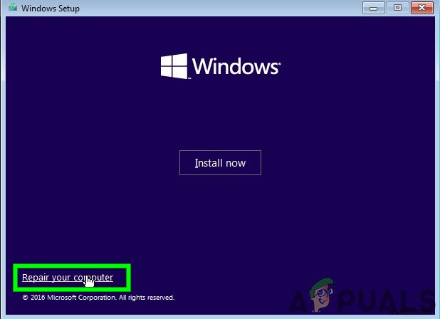 수정:Windows 10 업데이트 실패 오류 0X80242FFF 