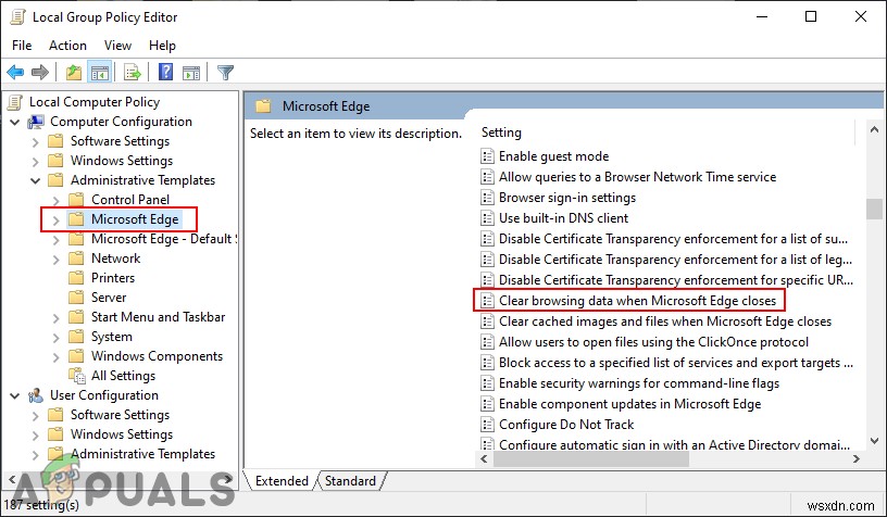 Windows 10에서 Microsoft Edge가 기록 저장을 중지하는 방법은 무엇입니까? 