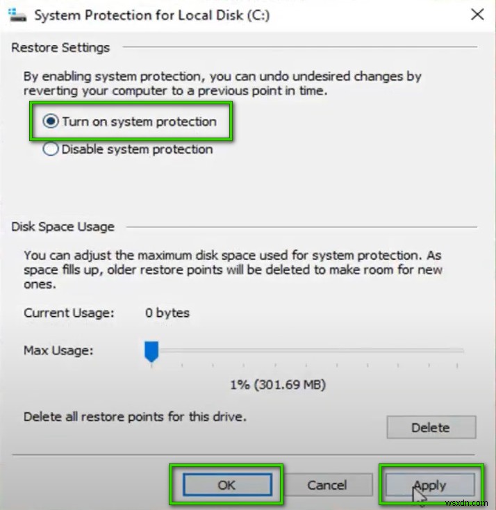 Windows 10에서 시스템 복원 지점 오류 코드 0x80042308을 수정하는 방법은 무엇입니까?