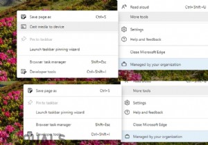 Microsoft Edge에서 Cast 또는 Chromecast를 비활성화하는 방법은 무엇입니까? 