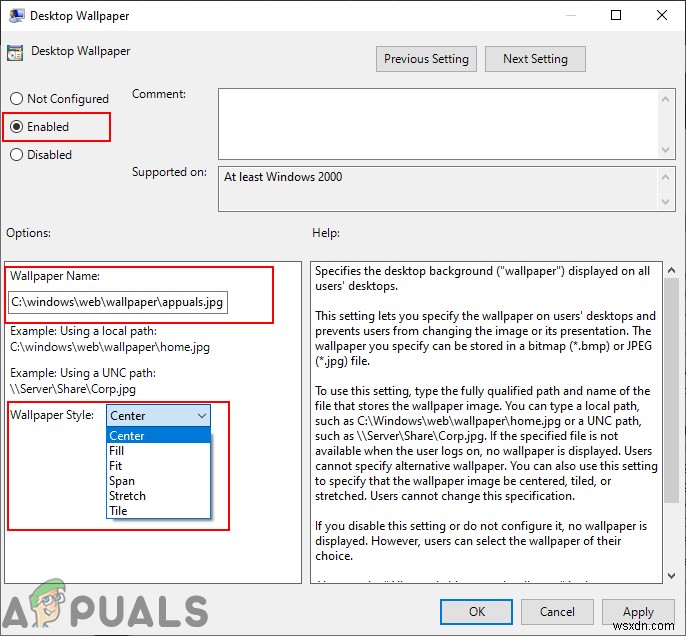 Windows 10에서 모든 사용자의 기본 배경 화면을 설정하는 방법은 무엇입니까? 