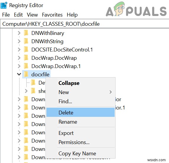 .Docx 파일에 Word 아이콘이 표시되지 않음 [FIX] 