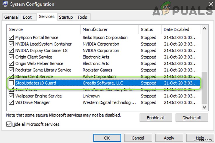 [해결됨] Windows Update에서 업데이트 서비스 중 하나가 제대로 실행되지 않음 