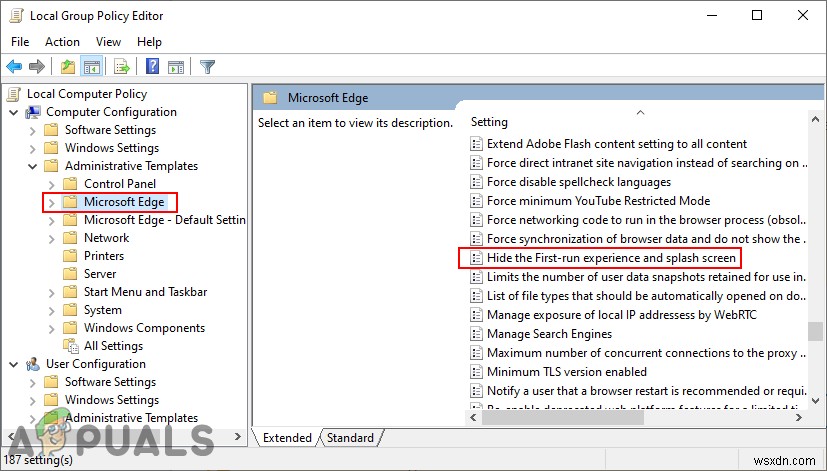 Microsoft Edge Chromium에서 처음 실행 경험을 비활성화하는 방법은 무엇입니까? 