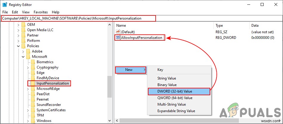 Windows 10에서 온라인 음성 인식 옵션을 비활성화하는 방법은 무엇입니까? 