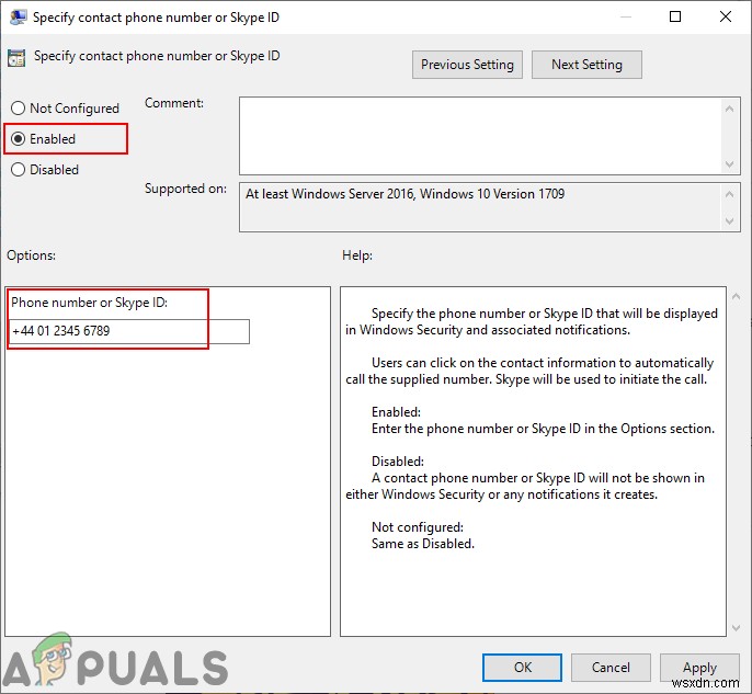 Windows 보안에서 지원 연락처 정보를 사용자 지정하는 방법은 무엇입니까? 