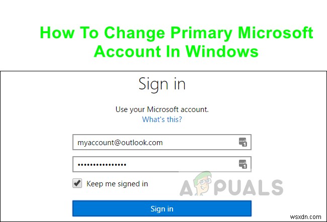 Windows에서 기본 Microsoft 계정을 변경하는 방법 
