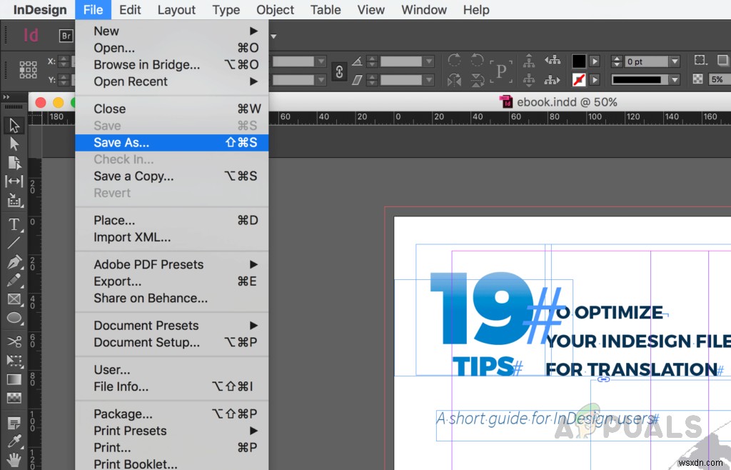 Adobe InDesign 누락 플러그인 오류를 수정하는 방법 
