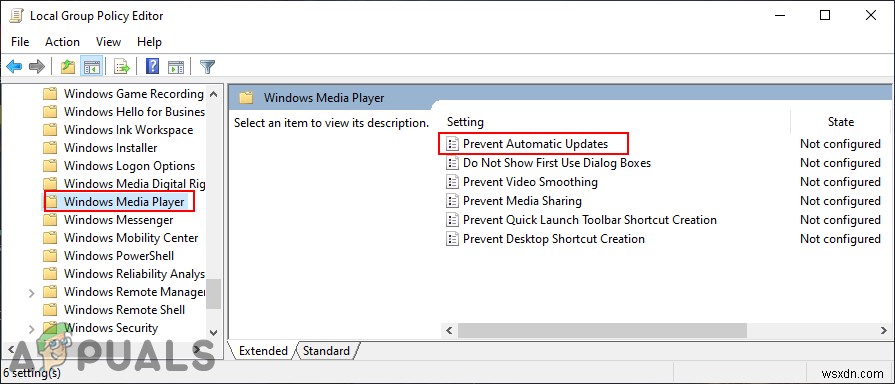 Windows Media Player의 자동 업데이트를 활성화 또는 비활성화하는 방법은 무엇입니까? 