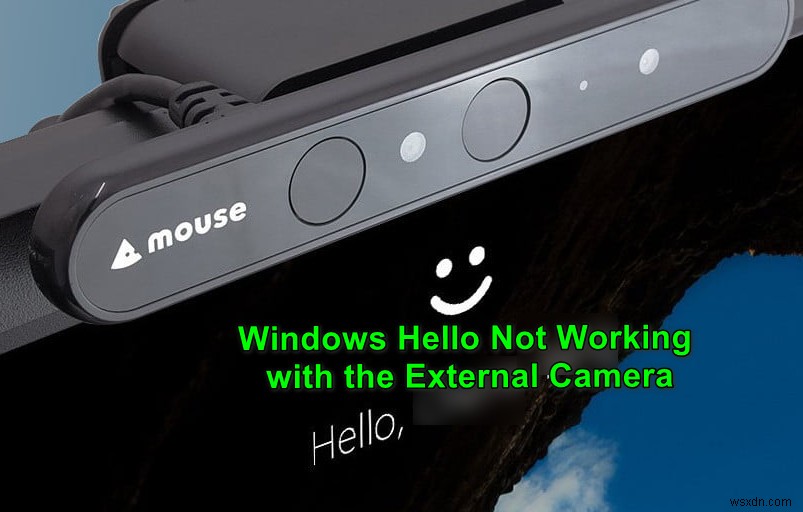 외부 카메라에서 Windows Hello를 사용하는 방법 