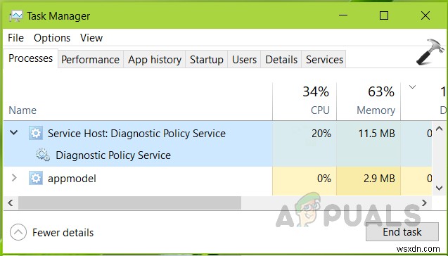 [FIX] 서비스 호스트:진단 정책 서비스 높은 CPU 및 메모리 사용량 