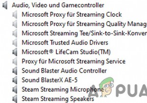 수정:Creative SB Audigy 2 ZS 드라이버 문제:Windows 1903 업데이트 후 소리가 나지 않음 