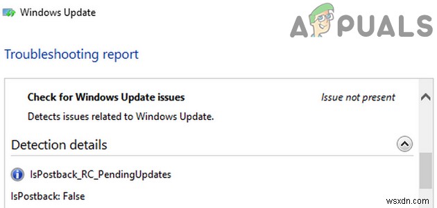 [해결됨] isPostback_RC_Pendingupdates Windows 업데이트 오류 