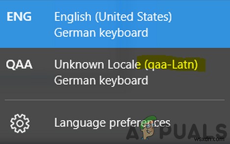 알 수 없는 로케일(QAA-LATN) 언어를 제거하는 방법 
