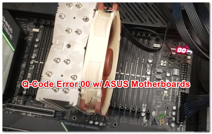 ASUS 마더보드에서  오류 Q-Code 00 을 수정하는 방법 