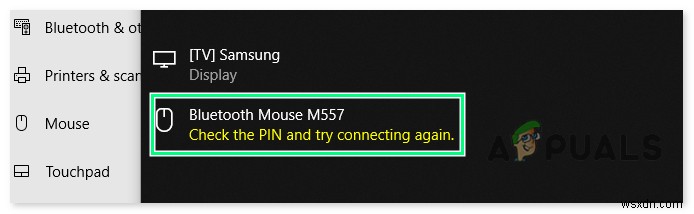 Windows 10에서  PIN을 확인하고 다시 연결해 보세요  Bluetooth 페어링 오류 [해결됨] 