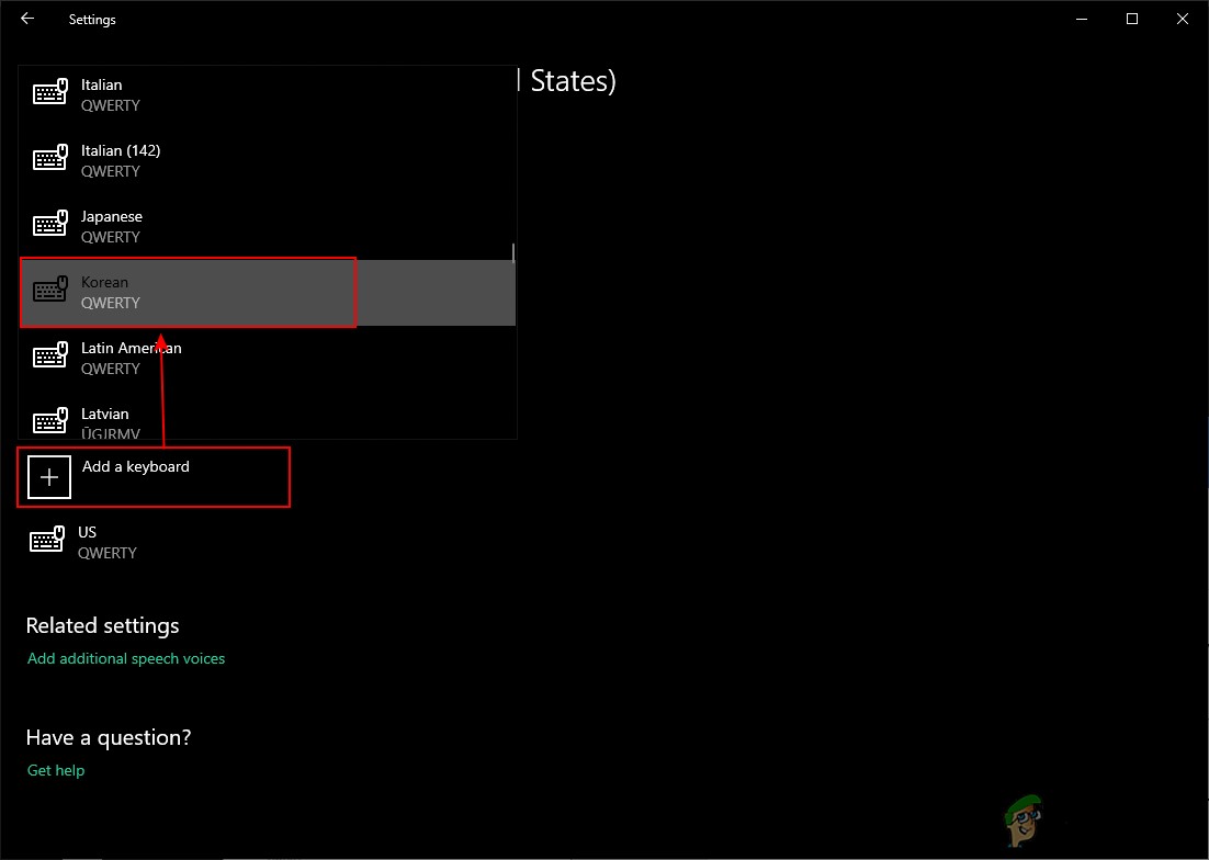 Windows 10에서 키보드 레이아웃/언어를 변경하기 위해 바로 가기를 설정하는 방법은 무엇입니까? 