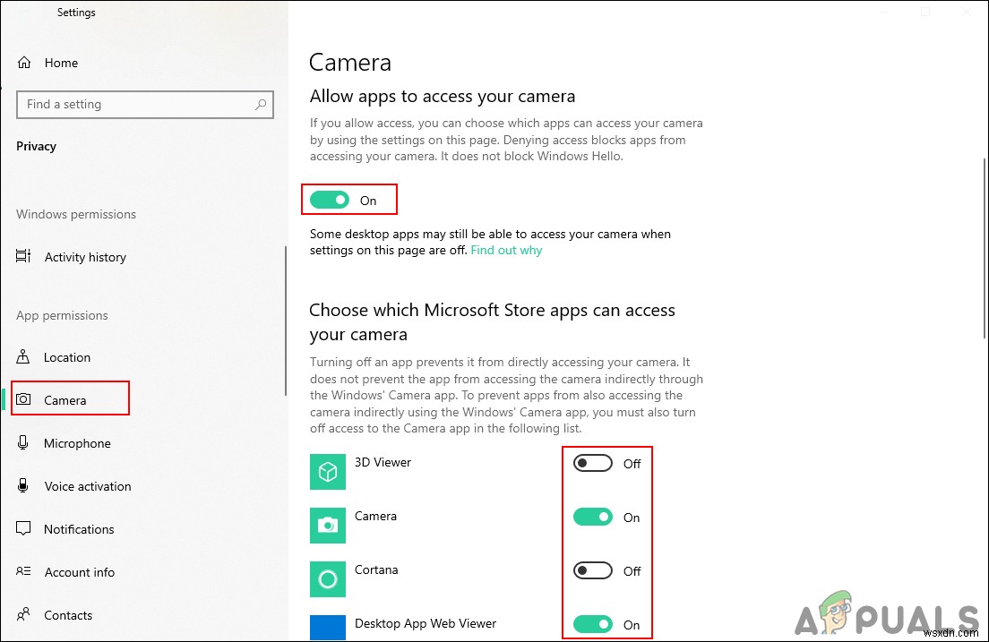 Windows 10에서 앱이 카메라에 액세스하지 못하도록 하는 방법은 무엇입니까? 