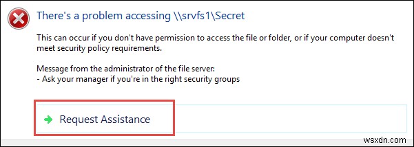 Windows 10에서 액세스 거부 메시지를 사용자 지정하는 방법은 무엇입니까? 