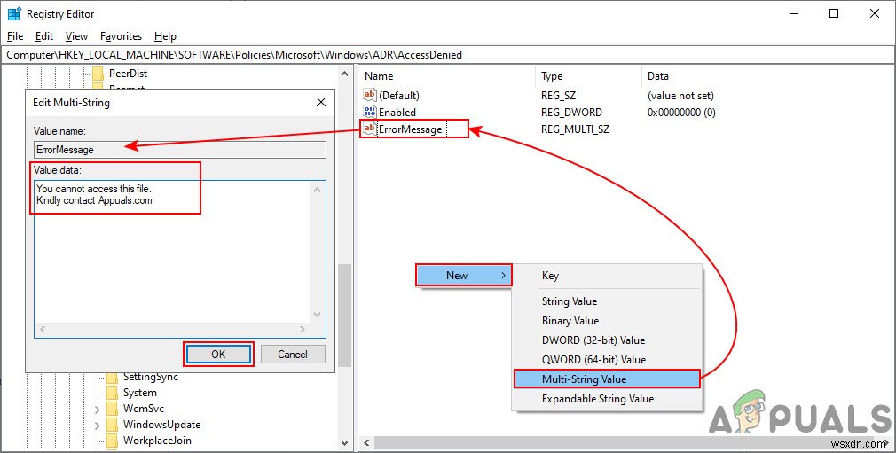 Windows 10에서 액세스 거부 메시지를 사용자 지정하는 방법은 무엇입니까? 