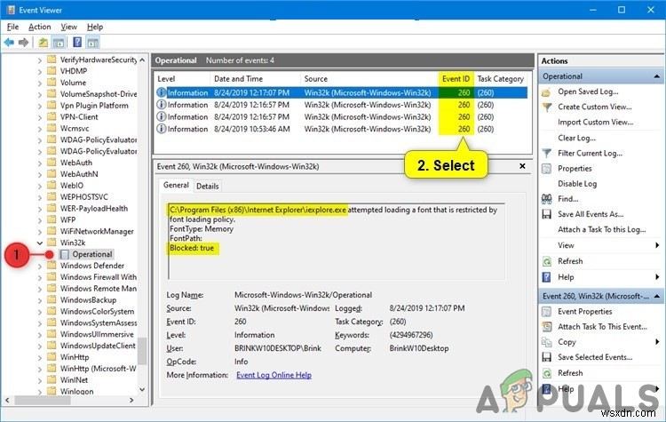 Windows 10에서 신뢰할 수 없는 글꼴을 차단하는 방법은 무엇입니까? 