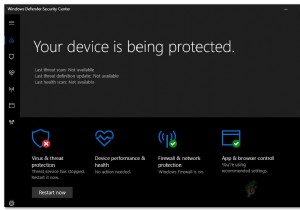 Windows Defender  위협 서비스가 중지되었습니다  오류 해결 방법