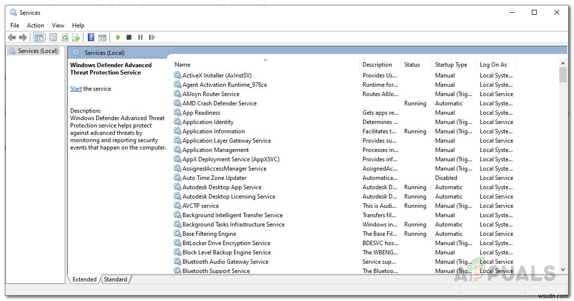 [FIX] Windows Defender 위협 서비스가 중지됨 