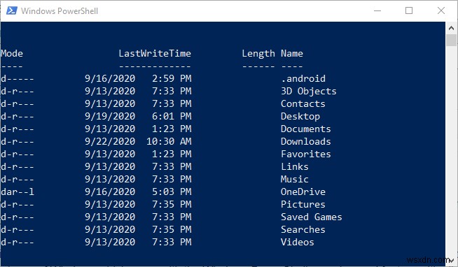 Windows PowerShell과 명령 프롬프트의 차이점 