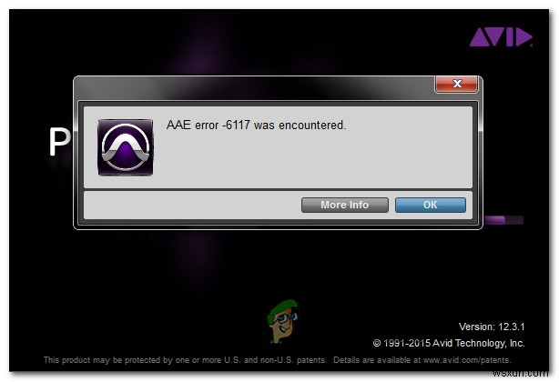 Pro Tools  AAE 오류 - 6117 을 수정하는 방법 