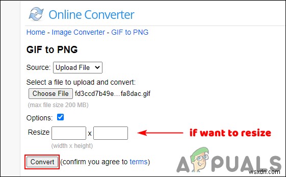 GIF를 PNG로 변환하는 방법? 