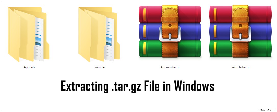 Windows에서 .tar.gz 파일을 추출하는 방법은 무엇입니까? 