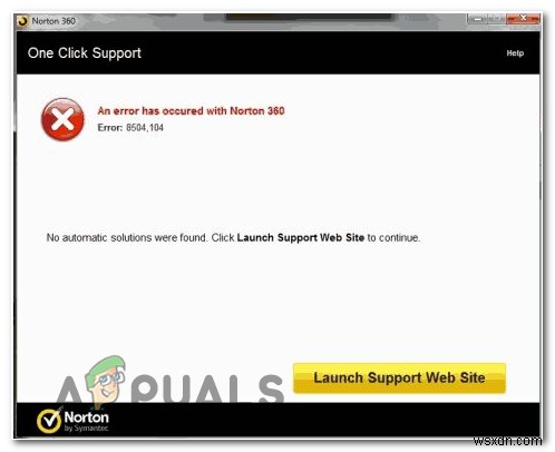 Norton 360 오류 8504 104를 수정하는 방법? 