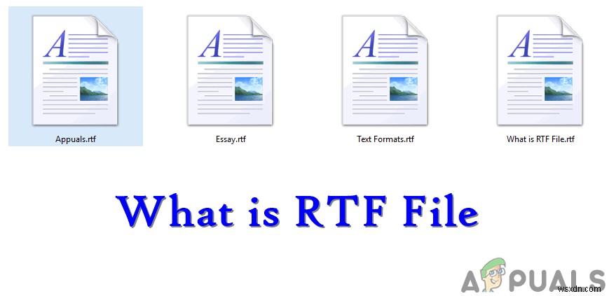 RTF(.rtf) 파일이란 무엇이며 다른 텍스트 형식과 어떻게 다릅니까? 