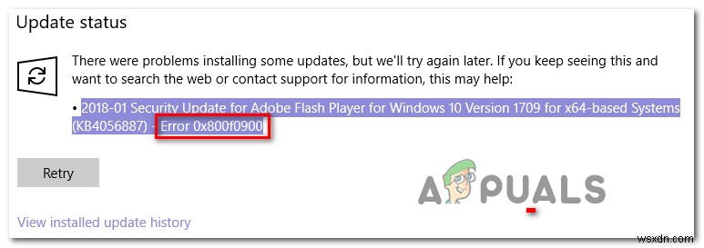 Windows 업데이트 오류 0x800f0900을 수정하는 방법? 