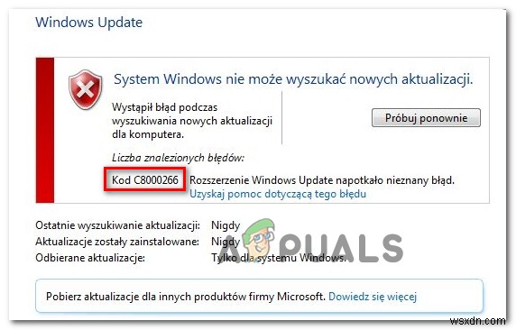 Windows 10 업데이트 오류 C8000266을 수정하는 방법? 