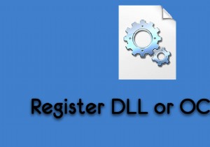 명령 프롬프트를 통해 Windows 10에서 DLL 또는 OCX 파일을 등록하는 방법 