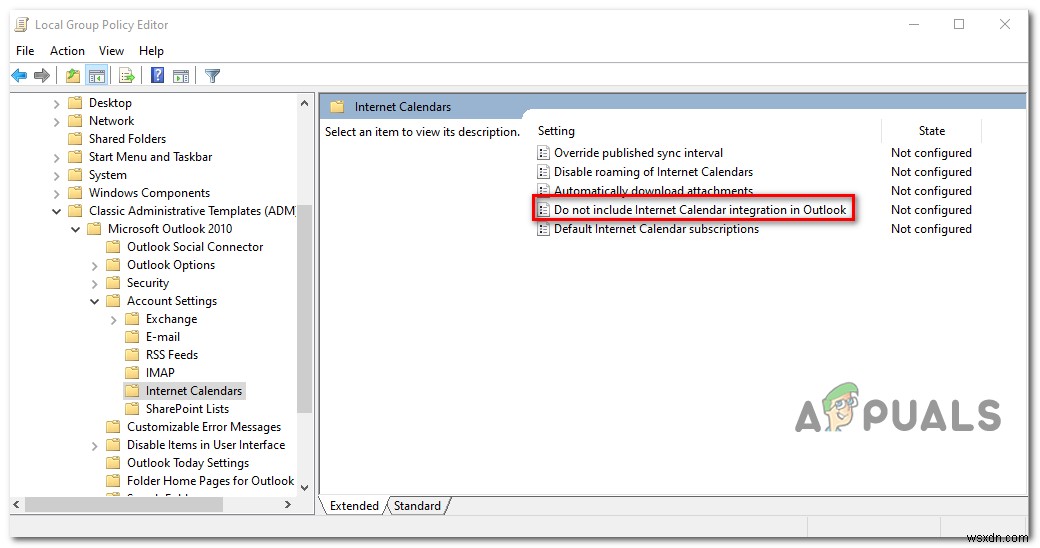수정:Outlook 2010 및 이전 버전에서 인터넷 일정을 추가하거나 사용할 수 없음 
