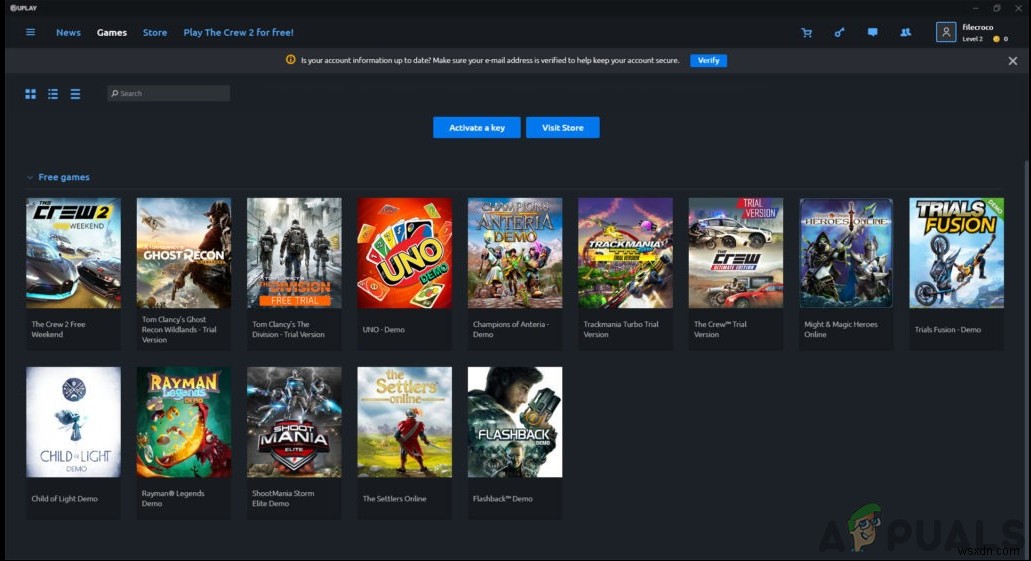 Uplay 실행을 위한 수정 사항 