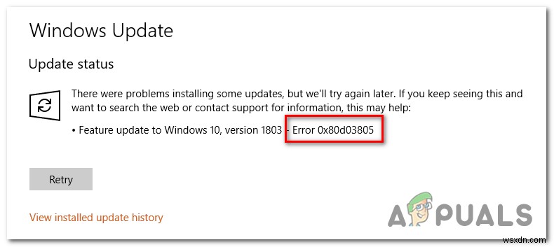Microsoft Store 오류 0x80D03805를 수정하는 방법? 