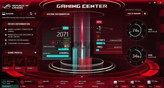 Windows에서 ROG Gaming Center가 열리지 않는 문제를 해결하는 방법은 무엇입니까? 