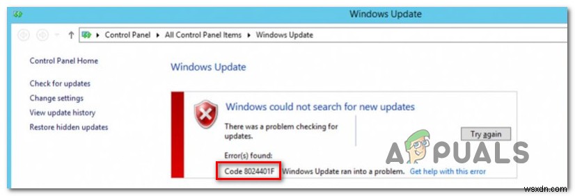 Windows 업데이트 오류 0x8024001F를 수정하는 방법? 