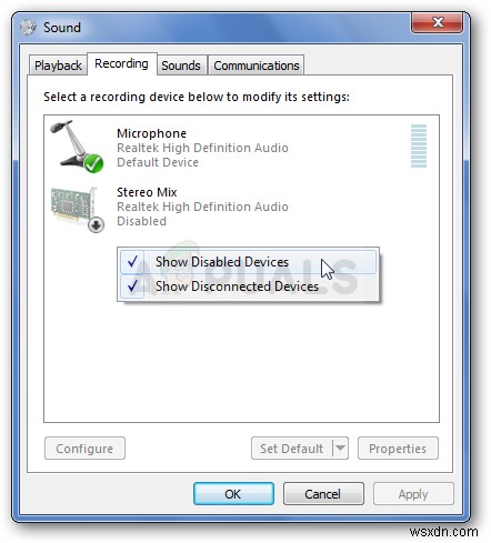 Windows 10에서 누락된 스테레오 믹스를 복원하는 방법 