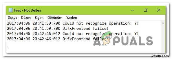 Windows에서  DifxFrontend가 실패했습니다!  시작 오류를 수정하는 방법? 