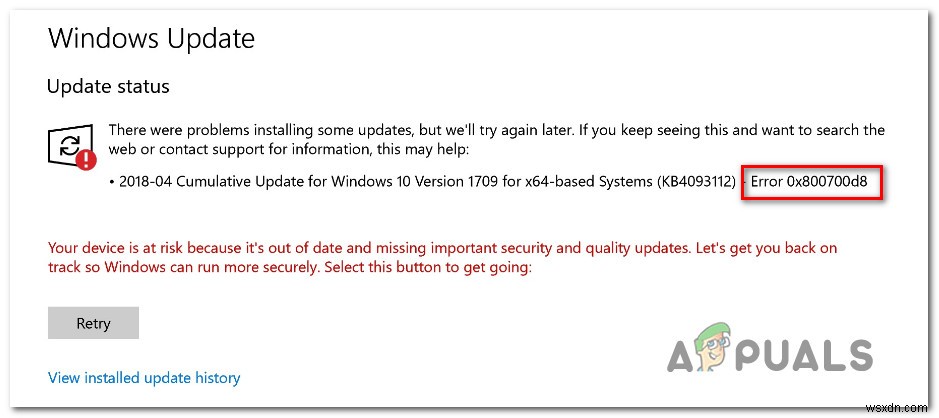 Windows 10에서 오류 0x800700d8을 수정하는 방법은 무엇입니까? 