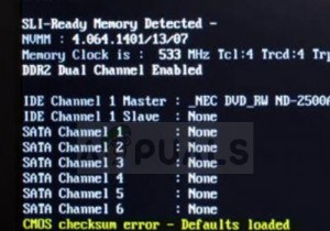 Windows에서 CMOS 체크섬 오류를 수정하는 방법? 