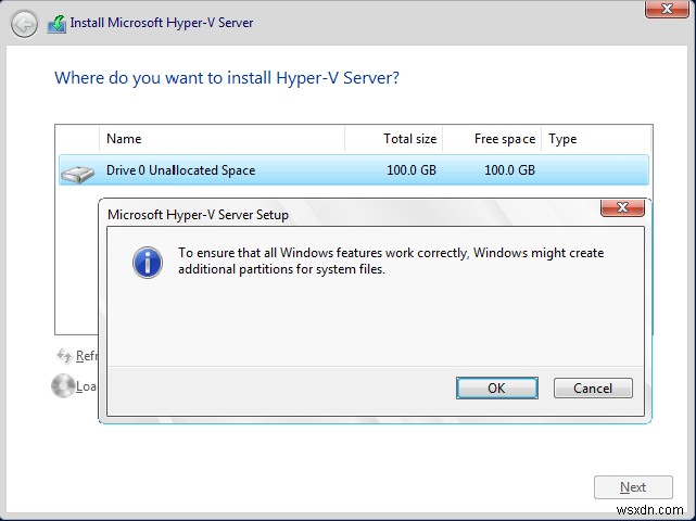 Hyper-V 2019 Server Core를 설치하는 방법은 무엇입니까? 